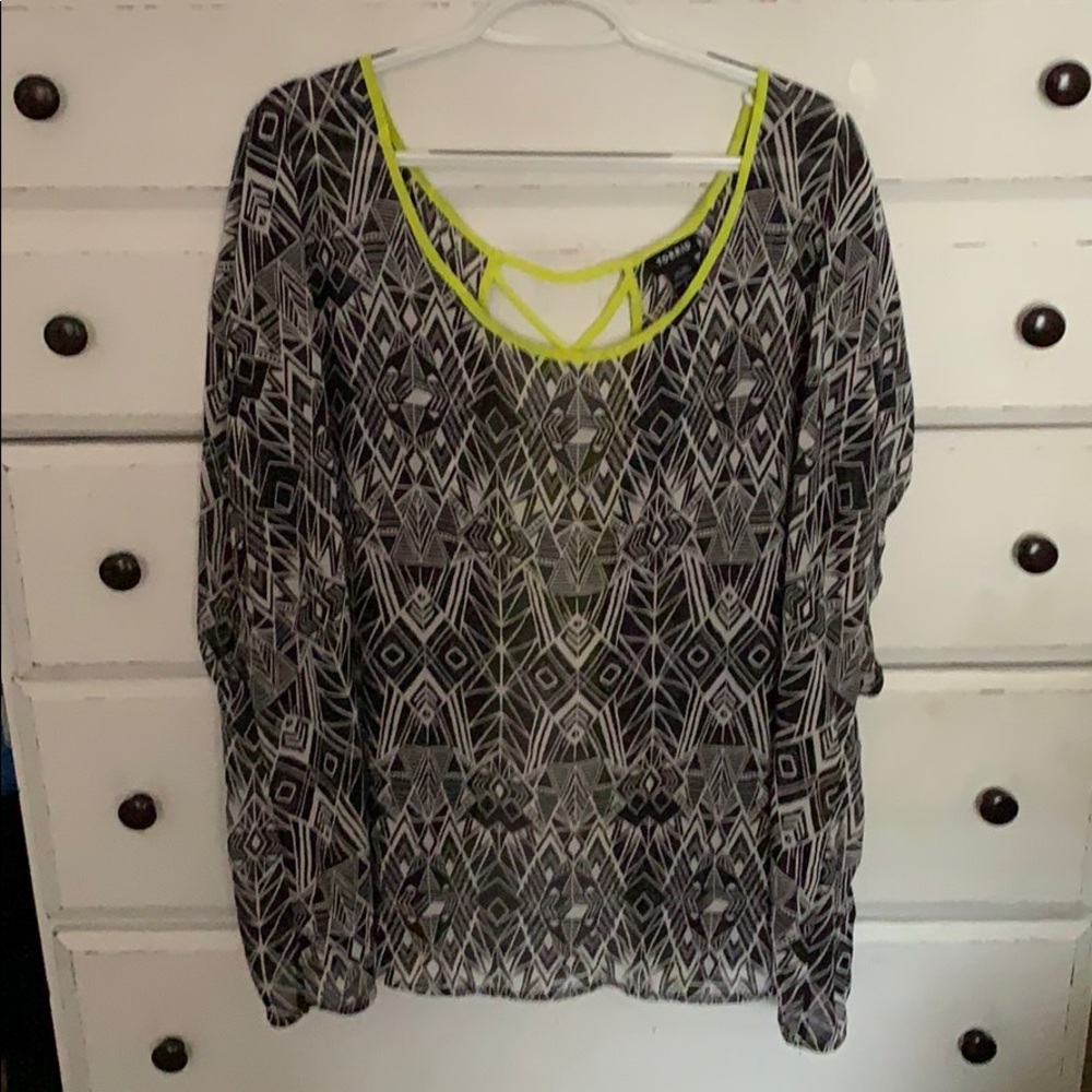 Torrid Chiffon Blouse
